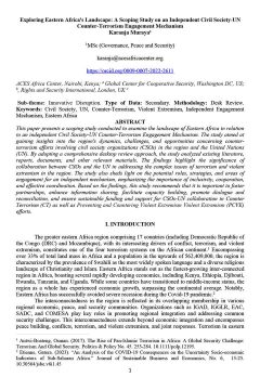 Exploring Eastern Africas Landscape - Cover